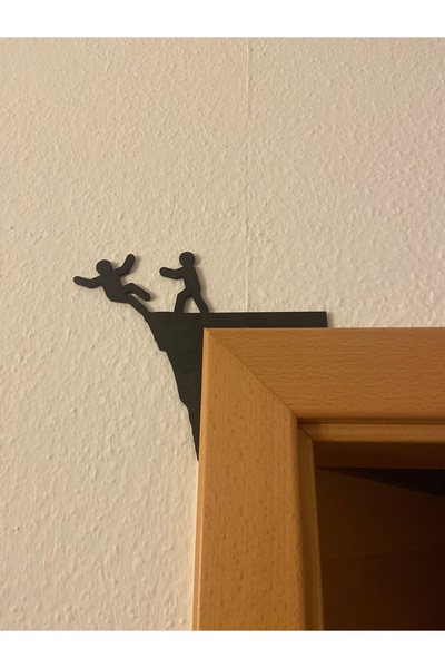 EAE DESİGN STUDİO Ornament pentru colțul ușii - Om căzând - Ornament pentru c...