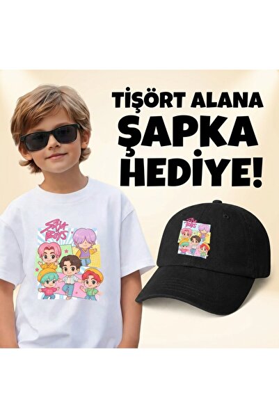 barsdepo Saja Boys με τύπωμα T-Shirt – Σετ με Δώρο ΚΑΠΕΛΟ |   Ποιότητα Premium