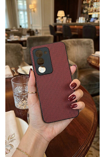 TechTrove Carbon Fiber D Textured Matte Dark Blue Premium Silicone Case Compa...