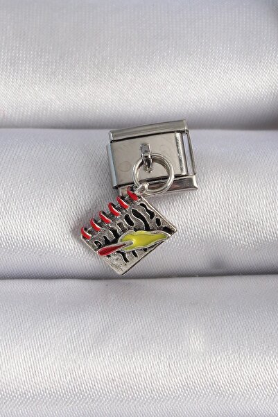 Inure Jewelry 316L Steel Silver Color Dangle Ledger Figure Nomination Charm