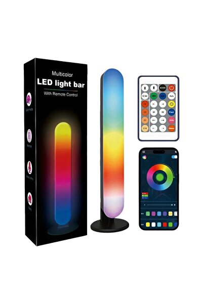 iTin RGB Smart LED Lamp 25 cm, Bluetooth, Sound Sync, App + Remote Control, USB