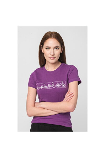 Pegas MULTIBIKE WOMEN'S T-SHIRT PURPLE-L
