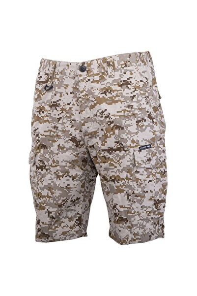 Lahti Pro Camouflage/beige short slim-fit pants - xl