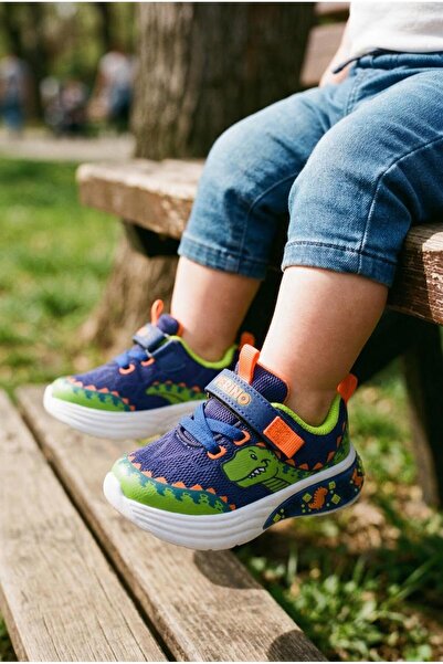 pepino 2254 طبي بيبي بوي أزرق بلون الكوبالت مريح وخفيف باللون الأزرق حذاء رياضي