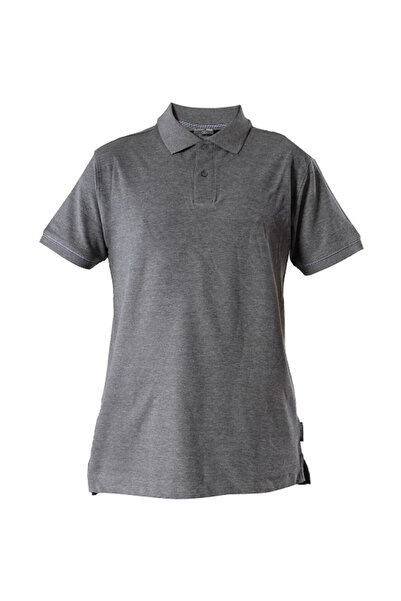Lahti Pro Cotton T- Cotton with collar and buttons / gray - 3xl