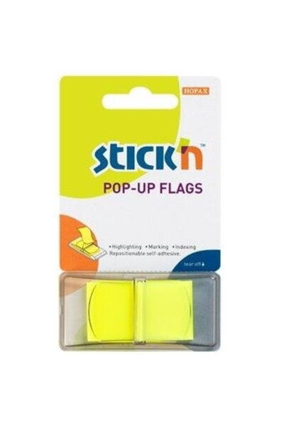 Stickn Film index autoadeziv 45 x 25mm, 50 file/set, cu dispenser, Stick"n Po...