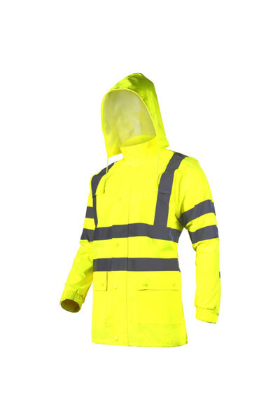 Lahti Pro Jacheta reflectorizanta impermeabila / verde - xl