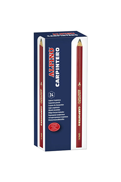 ALPİNGO Creion grafit pentru scriere pe lemn (tamplarie), forma ovala, ALPINO...