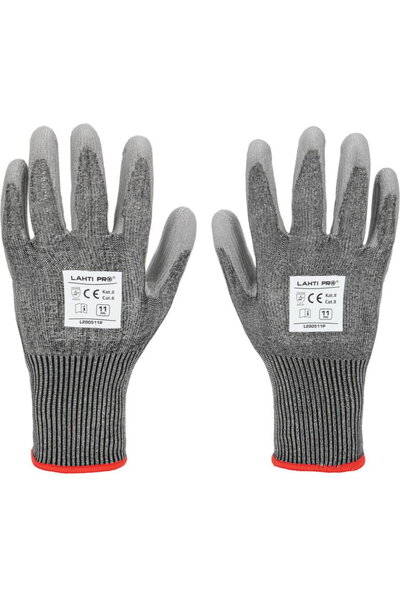 Lahti Pro Knitted Polyurethane cut-resistant glove - 9