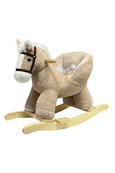 ELITECOMMERCEMARKET Rocking Horse with Sound Seat & Strap