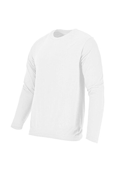 Lahti Pro Long sleeve thin cotton t-shirt / white - l