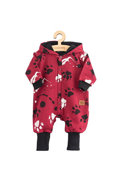 NEW BABY SHOP Salopă pentru bebeluși din bumbac cu glugă și urechi, model New...