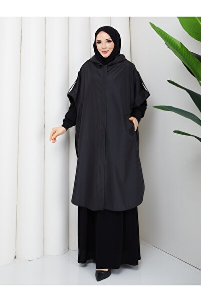 ŞEHRAZAT TESETTÜR ŞEHRAZAT SPOR APOLETLİ YAĞMURLUK PANÇO