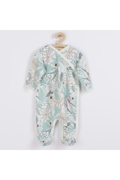 NEW BABY SHOP New Baby Lovely Green Cotton Infant Jumpsuit with Side Closure,...