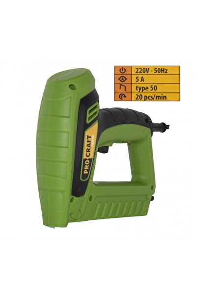 PRO CRAFT PEH50 Procraft electric stapler, product contains green stamp duty ...