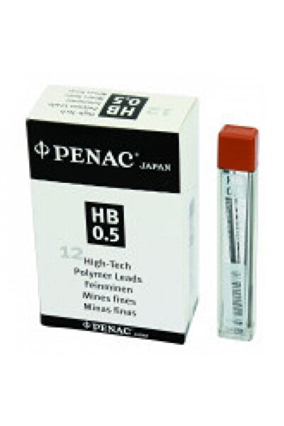 PENAC Mechanical pencil leads 0.5mm, 12/set, - H