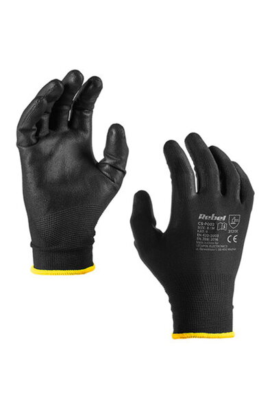 Rebel MANUSA LUCRU POLIURETAN MARIME 8 / M SET 12 BUC