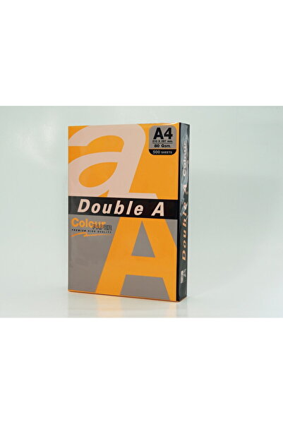 DOUBLE A Color paper for A4 copier, 75g/sqm, 500 sheets/ream, - neon orange