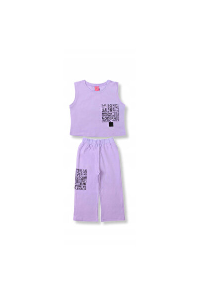 Mod Kids Girls' set, MOD KIDS, pants and t-shirt, lilac, 134cm