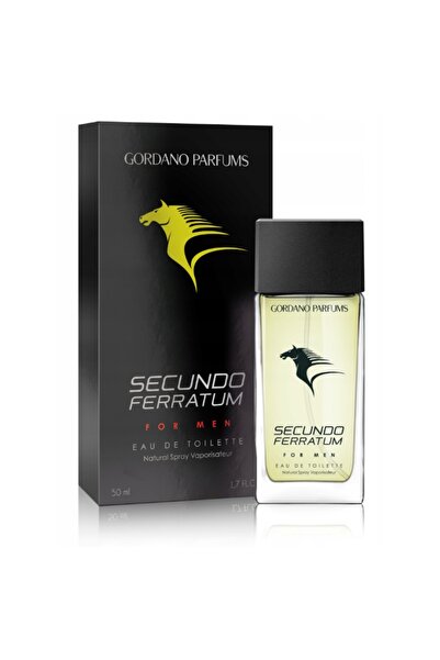 GORDANO PARFUMS Men's toilet water SECUNDO FERRATUM, 50 ml,