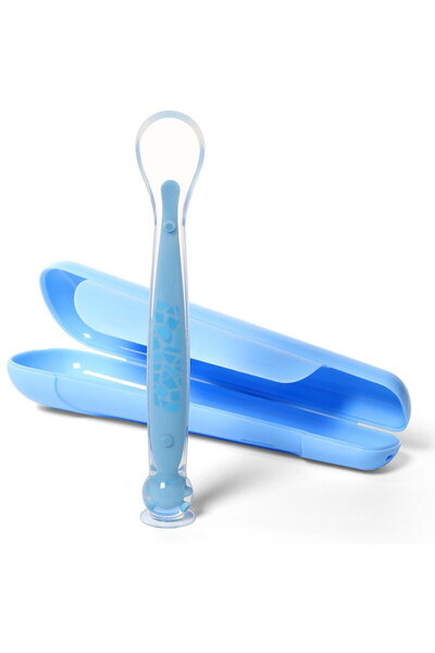 Babyono Spoon with suction cup Baby Ono blue
