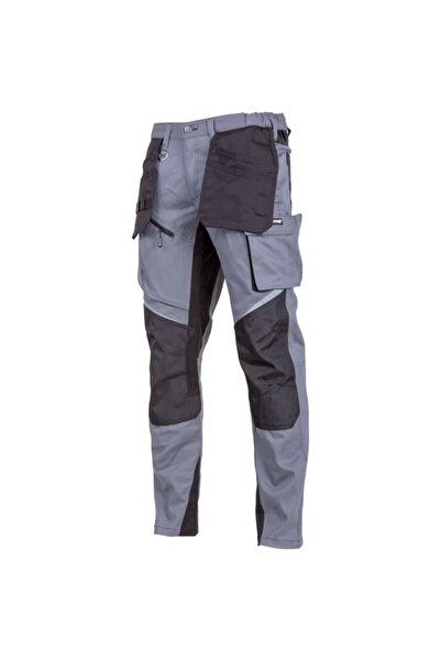 Lahti Pro Pantalon lucru slim-fit elastic / gri - xl/h-182
