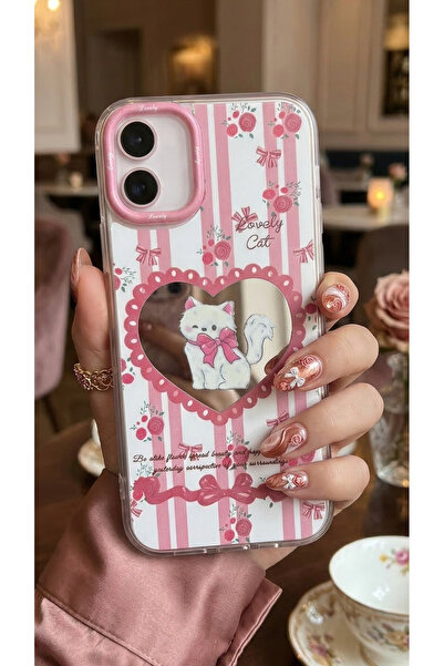 TechTrove Mirrored D Patterned Design Cat Figured Case Compatible with Galaxy...