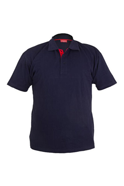 Lahti Pro Cotton T-shirt with collar and buttons / blue - s