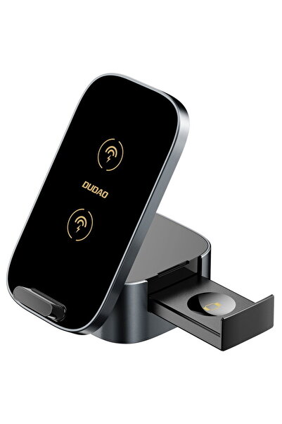 DUDAO 3 în 1 USB-C 128x122x54mm 15W Negru