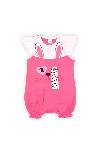 Mod Kids Modkids Kids Jumpsuit Pink, Cotton, 68, 3-6 Months, Shoulder Snaps, ...