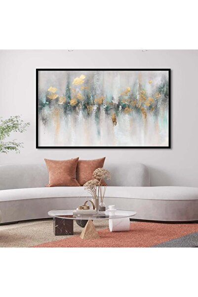 designadv Abstract art paintings - silver frame