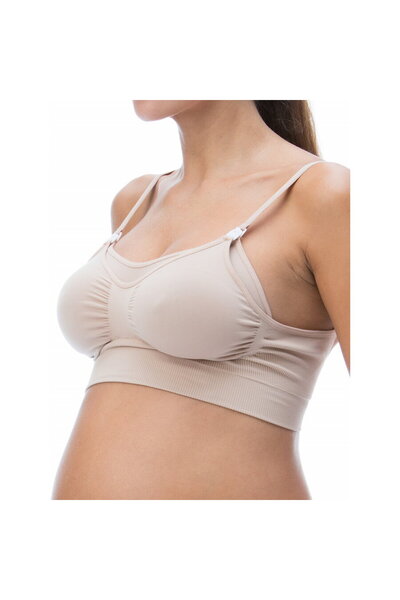RELAXSAN Postpartum nursing bra 5703, Beige (Size: XXL)