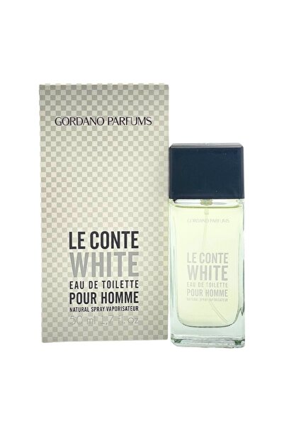 GORDANO PARFUMS LE CONTE WHITE Eau de Toilette for Men, 50 ml,