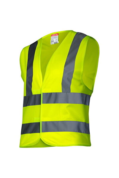 Lahti Pro Reflective vest with four stripes / green - xl