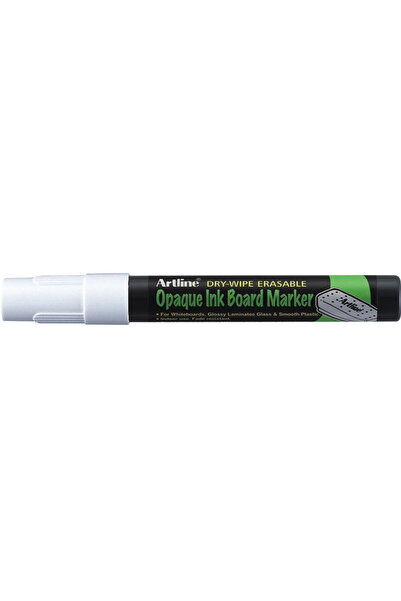artline Opaque ink marker, ARTLINE, for whiteboards, 2.0mm tip - white