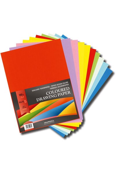 Aurora Ticaret Color card A4+, 160g/sqm - 100 sheets/ream, AURORA Raphael - 1...