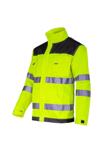 Lahti Pro Jacheta reflectorizanta intarita / verde - l