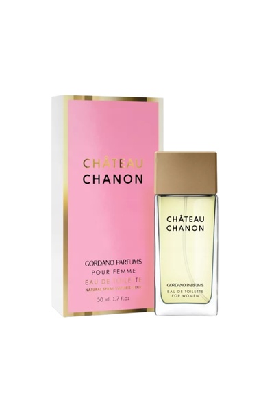 GORDANO PARFUMS CHÂTEAU CHANON Eau de Toilette for Women, 50 ml,