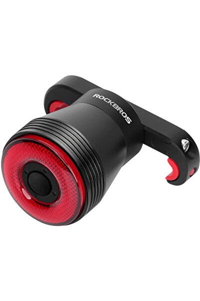 ROCKBROS Q5 rear bicycle light with intelligent stop system - black
