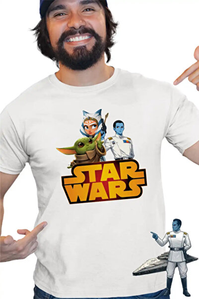 OEM Men's T-shirt Star Wars Thrawn Ahsoka Baby Yoda