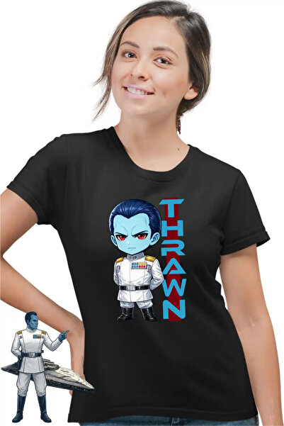 OEM Women's T-Shirt Thrawn Anime Chibi Grand Admiral Star Wars