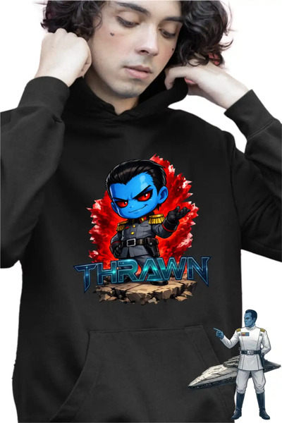 OEM Hanorac Copii Baieti Star Wars Thrawn Grand Admiral Chibi