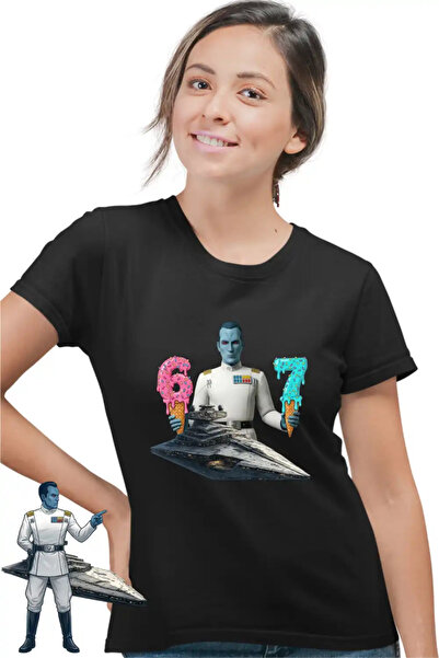 OEM Women's T-Shirt Thrawn Six Seven Six Seven Star Wars Destroyer