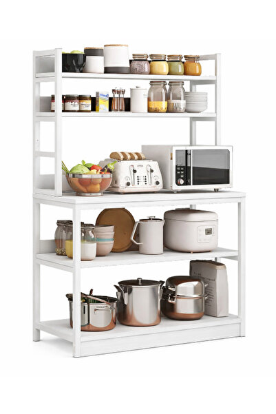 BASE Rafturi de bucătărie multifuncționale 120x35x158 cm ALBA