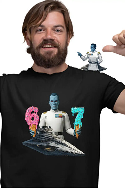OEM Men's T-Shirt Thrawn Six Seven Six Seven Star Wars Destroyer