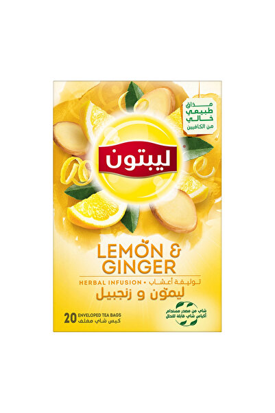 Lipton هاى ليمون زنجبيل DTTC 20 كيس شاي
