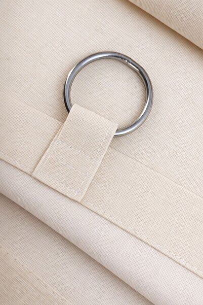 MISS LOVE Kalın Kumaş Balkon Perdesi - HALKALI - balkon Brandası Güneşlik (En...