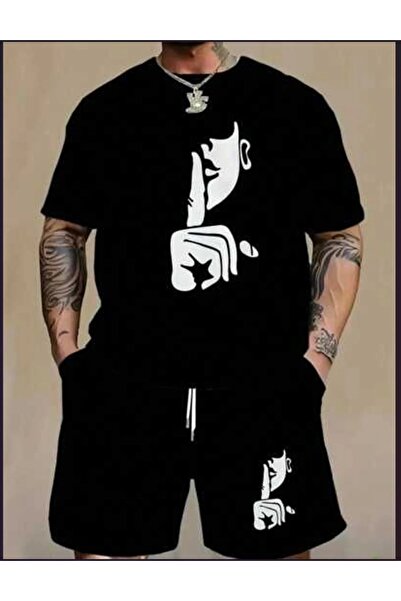 PERISENSE Unisex Sports Shorts T-Shirt Set – Oversized Summer Casual Sport Se...