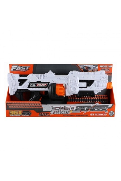Fast Pioneer Electric toy blaster with foam bullets, 36 projectiles, ...