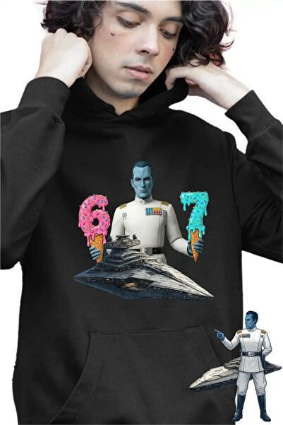 OEM Παιδική Φούτερ με Κουκούλα για Αγόρια Thrawn Six Seven Six Seven Star War...